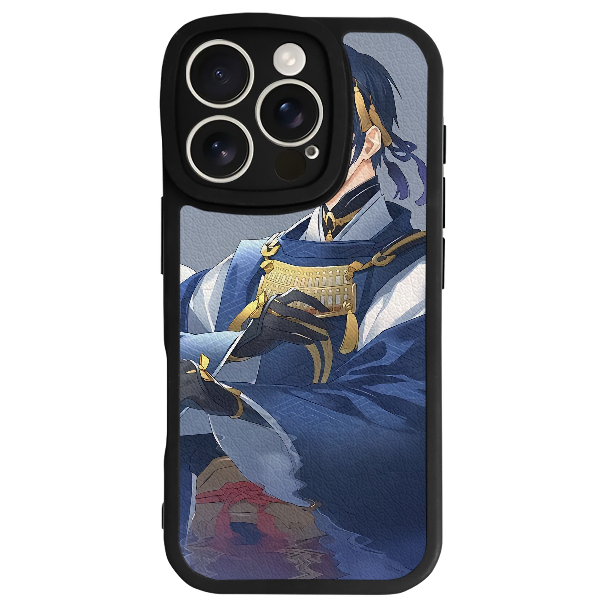 （画像用） 刀剣乱舞 Touken Ranbu 【iPhone 16シリーズ対応】シリコンスマホケース（レザー調） 材質：シリコン